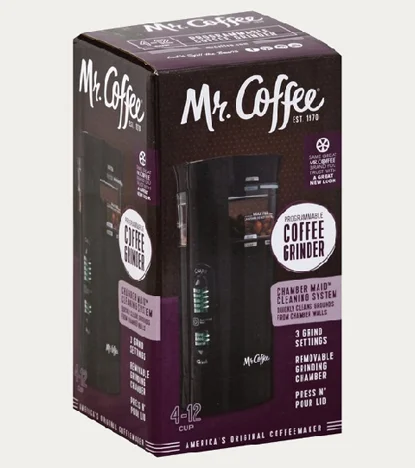 1 coffee grinder boxes