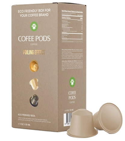 1 gold foil coffee pod boxes 1