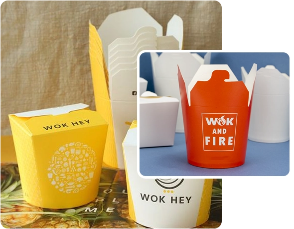 2 Chinese Food Boxes
