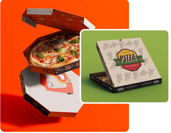 2 Pizza boxes