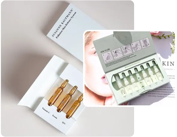 2 ampoule boxes