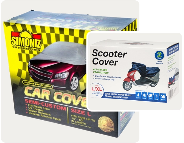 2 automotive cover boxes