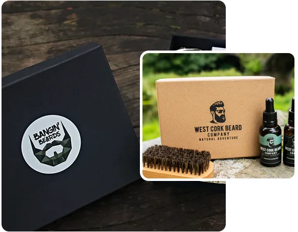 2 beard kit boxes