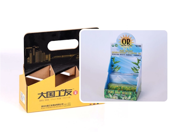 2 bottle display boxes