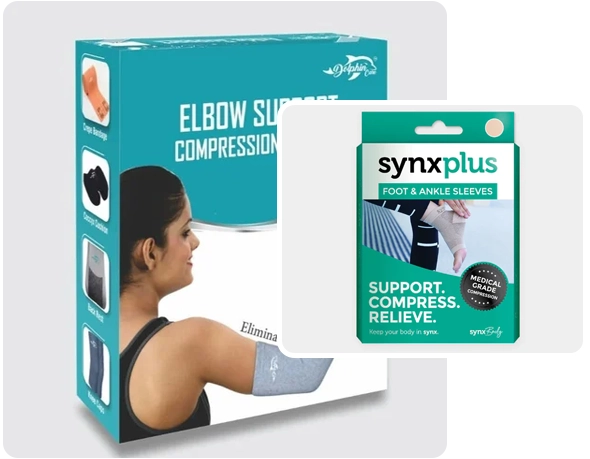 2 compression sleeve boxes