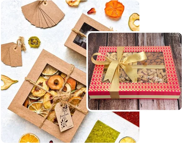 2 dry fruit boxes