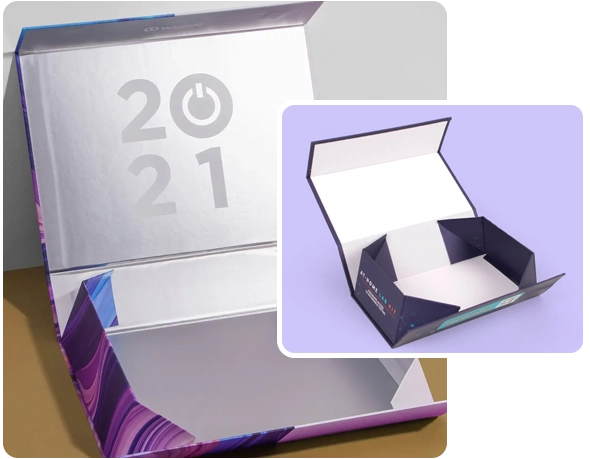 2 foldable boxes