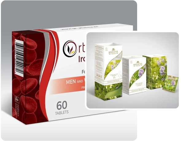 2 food supplement boxes