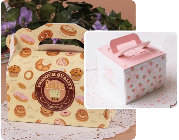 2 gable dessert Boxes
