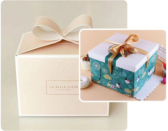2 gift Cake Boxes