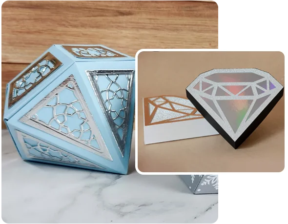 2 giftdiamond boxes