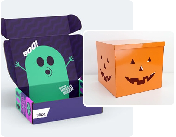 2 halloween boxes