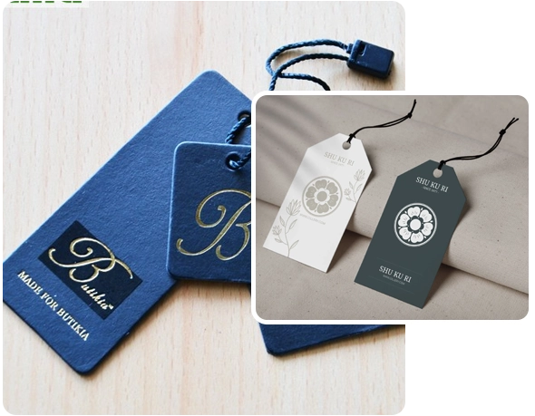 2 hang tags