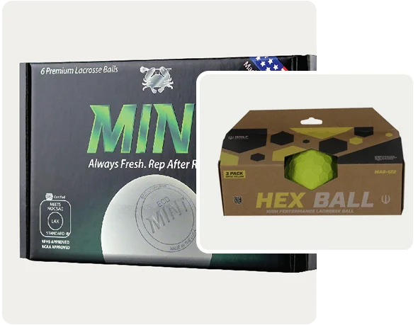 2 lacross ball boxes