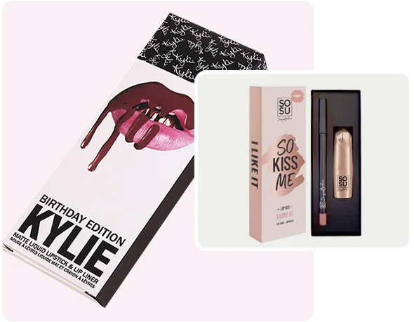 2 lip liner boxes