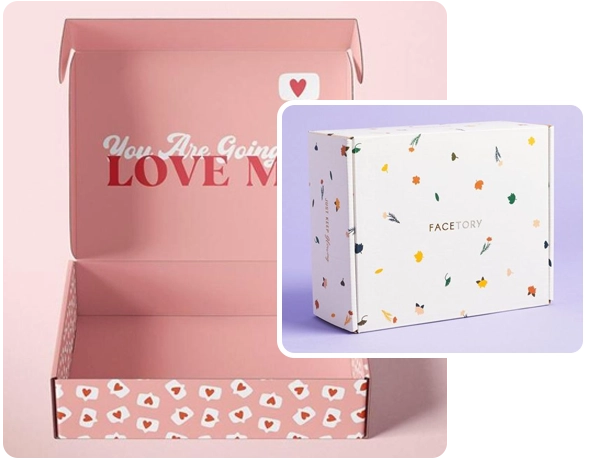 2 mailer Cardboard Boxes