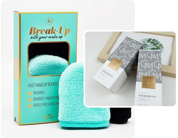 2 makeup remover boxes