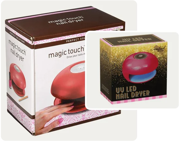 2 nail dryer boxes