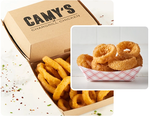 2 onion rings boxes