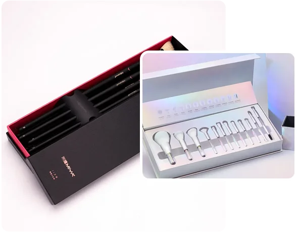 2 painting brush boxes