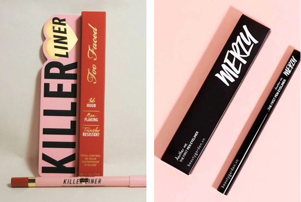 2 printed Eyeliner Boxes