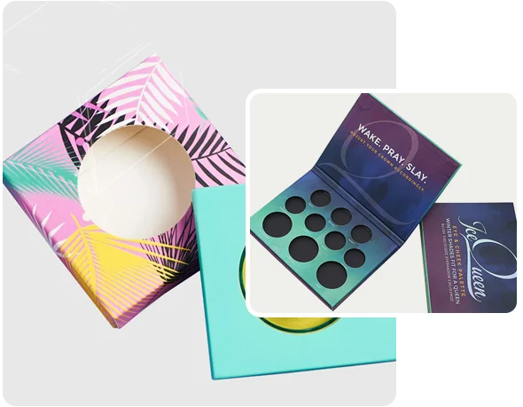2 printed eyeshadow Boxes