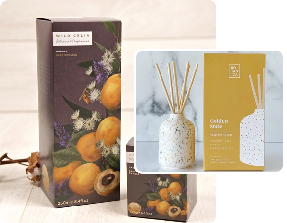 2 reed diffuser boxes