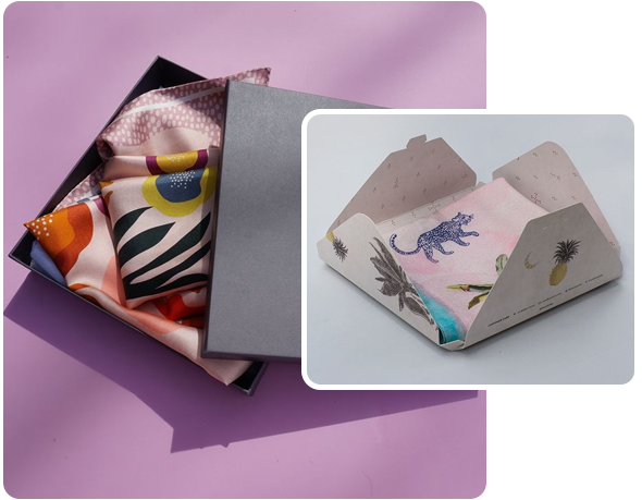 2 scarf Packaging