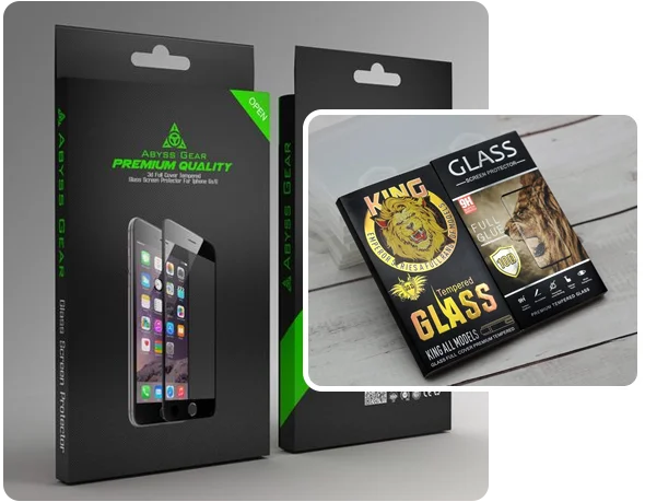 2 screen protector boxes