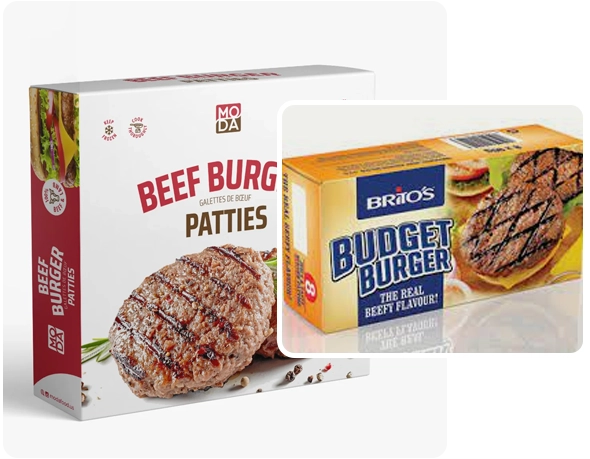 2 seal end burger patty boxes