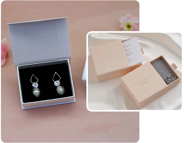 2 sleeve Earring boxes