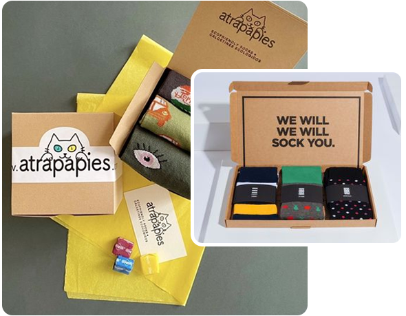 2 socks Packaging