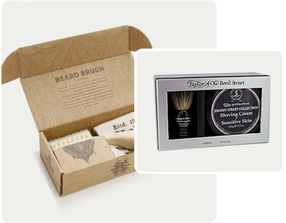 2 subscription beard brush boxes