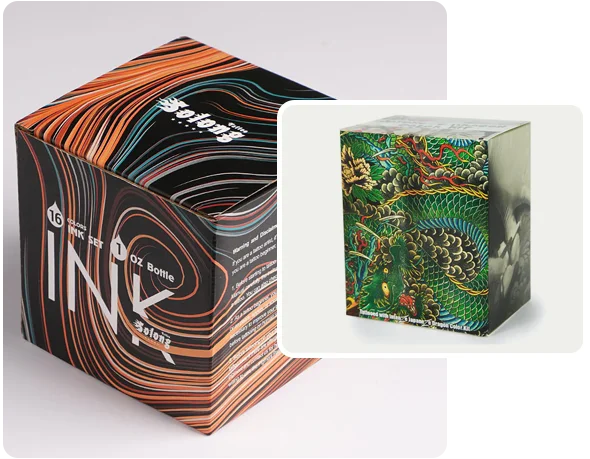2 tattoo ink boxes