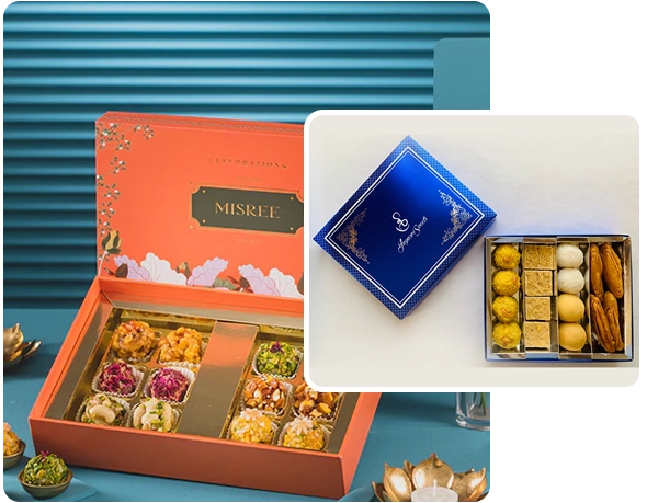 2 two piece Sweets boxes