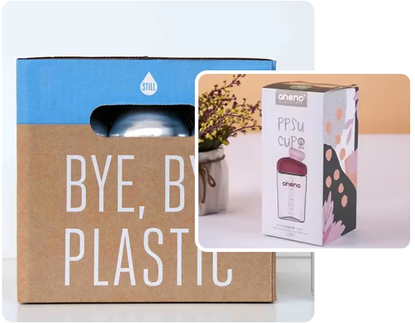 2 water bottle boxes