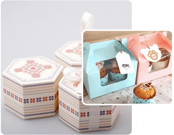 2 window Muffin Boxes