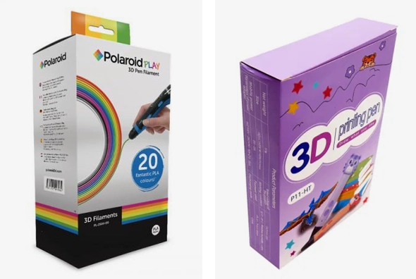 3 3d pen boxes