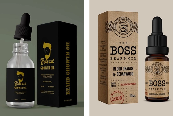 3 Beard Oil Boxes