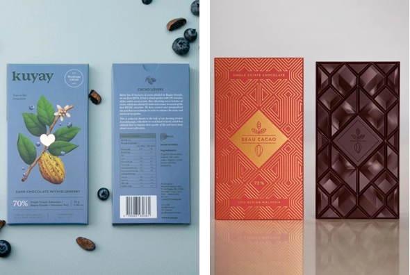 3 Chocolate Bar packaging
