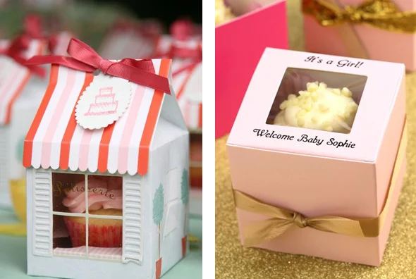 3 Cupcake Boxes for gift