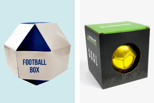 3 Football boxes