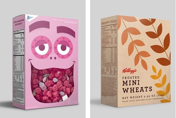 3 Kraft Cereal Boxes