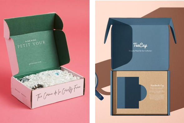 3 Square mailer Boxes