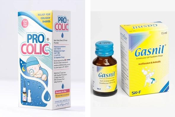 3 anti colic drops boxes