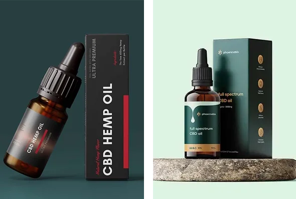 3 auto lock CBD Oil Boxes