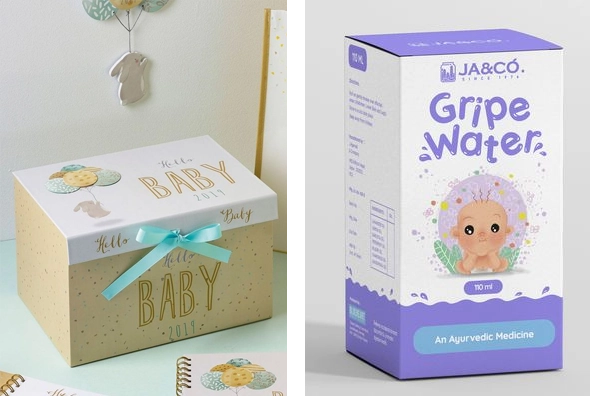 3 baby product boxes