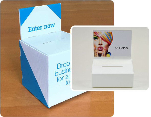 3 ballot boxes