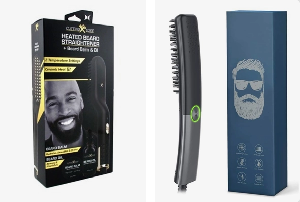 3 beard straightener boxes