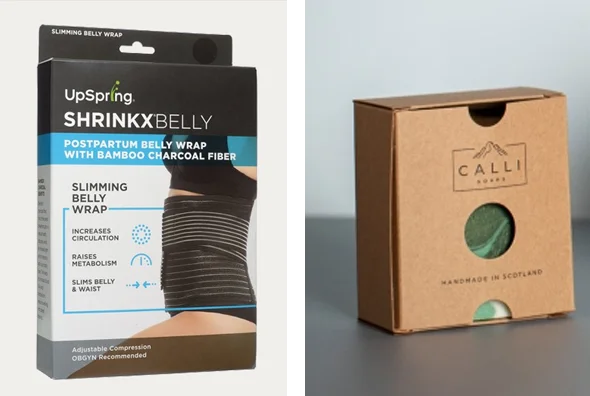 3 belly band boxes with window